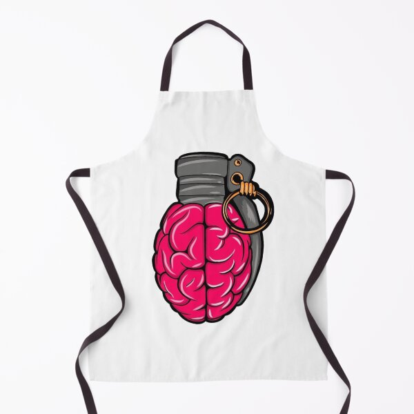 Item preview, Exploding Knowledge Brain Hand Grenade Graphic designed and sold by Macias123.