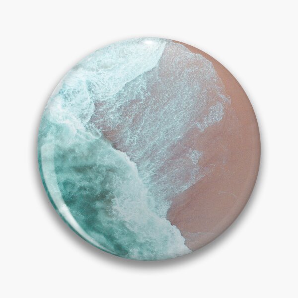 Item preview, Aerial Beach Photography Ocean Waves Coastal Landscape Seascape Wall Art Tropical Shoreline Nature Print designed and sold by Kzara Visual.