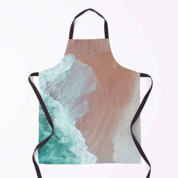 Item preview, Aerial Beach Photography Ocean Waves Coastal Landscape Seascape Wall Art Tropical Shoreline Nature Print designed and sold by Kzara Visual.
