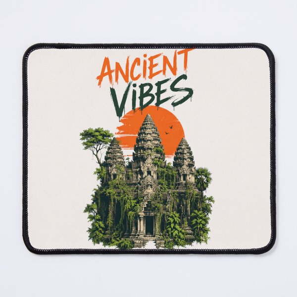 Item preview, Ancient Temple Jungle Pattern – Seamless Tropical Heritage Design | SEO Product Description designed and sold by CallisC-Arts.
