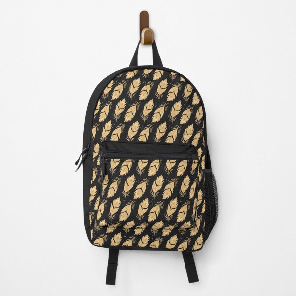 Item preview, Phoenix Feathers Pattern - Black and Gold designed and sold by Daniel Bevis Design.