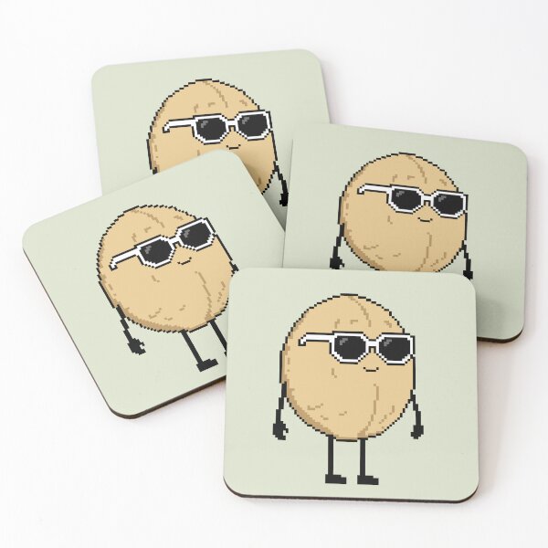 Item preview, Macadamia Pixel designed and sold by White Rim Mates.