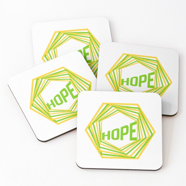Item preview, Hope in hexagons designed and sold by designbycath.
