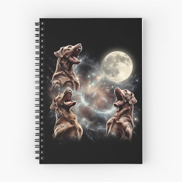 Item preview, Chesapeake Bay Retriever Howling Moon Lover Dog designed and sold by MosaikkiArt.