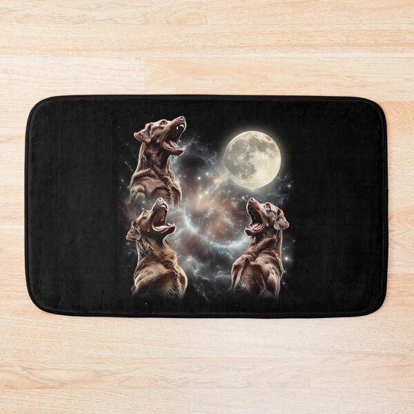 Item preview, Chesapeake Bay Retriever Howling Moon Lover Dog designed and sold by MosaikkiArt.