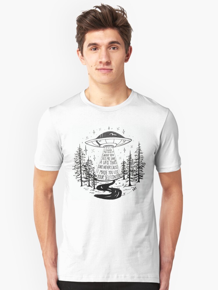 Alternate view of Frank Ocean Self Control hayillustrate Slim Fit T-Shirt