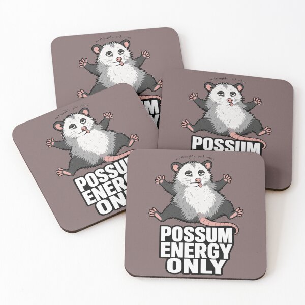 Item preview, Possum Energy Only Funny Meme Animal Tee designed and sold by Print Finds.