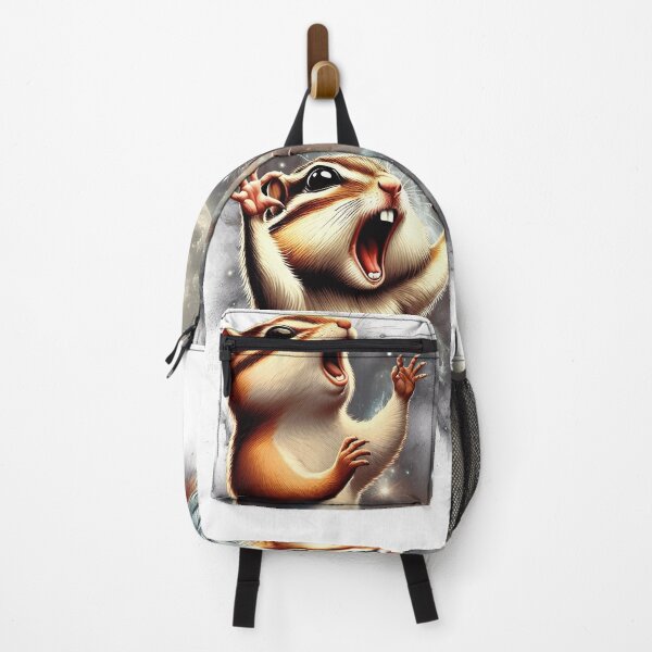 Item preview, Chipmunk Howling Moon Lover Dog designed and sold by MosaikkiArt.