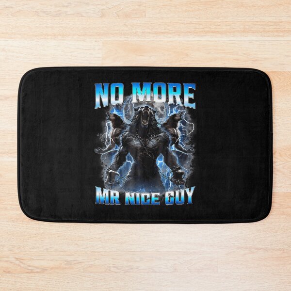 Item preview, No More Mr Nice Guy Funny Alpha Wolf Meme Werewolf designed and sold by Mdcazeem.