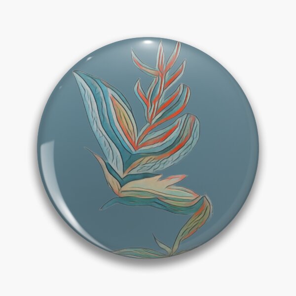 Item preview, Strelitzia in Rhythm - Midnight Teal designed and sold by energyoflove333.