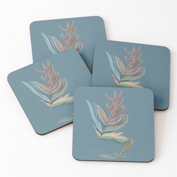 Item preview, Strelitzia in Rhythm - Midnight Teal designed and sold by energyoflove333.