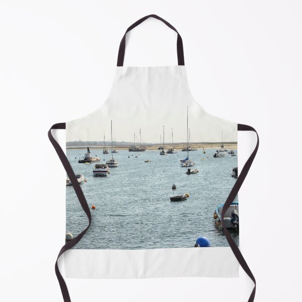 Item preview, Boats Anchored in a Calm Harbour designed and sold by eddiebarronshop.