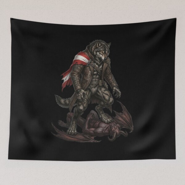 Item preview, Austrian werewolf defeats the devil designed and sold by ReneMM.