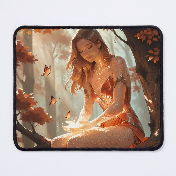 Item preview, Radiant Forest Spirit Mystical Light Among Autumn Trees designed and sold by BorgSpareParts.