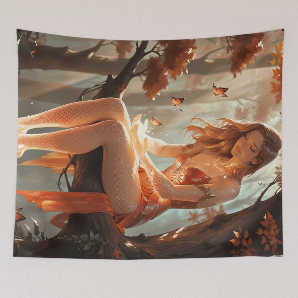 Item preview, Radiant Forest Spirit Mystical Light Among Autumn Trees designed and sold by BorgSpareParts.