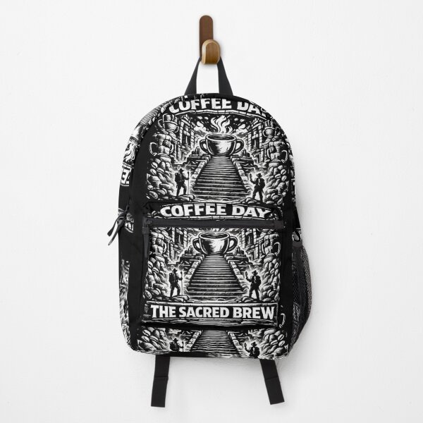 Item preview, The Sacred Brew National Coffee Day Temple Sanctuary designed and sold by irfanshikh.