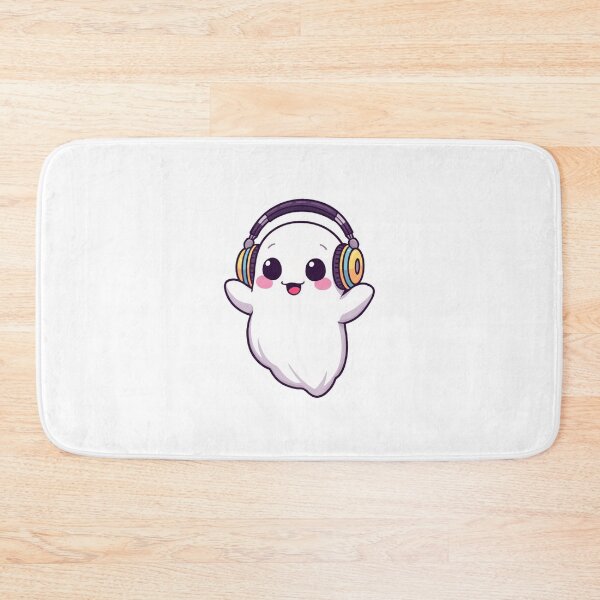 Item preview, Music Ghost Sticker | Headphone Vinyl Decal designed and sold by Pandey14.