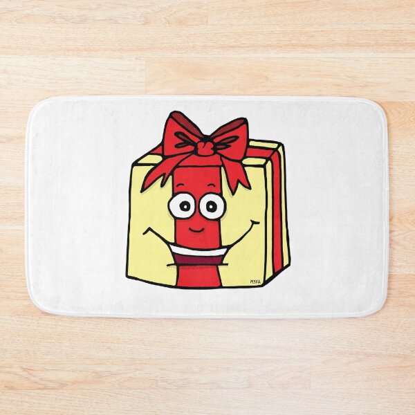 Item preview, Cute Happy Gift Box Sticker | Funny Birthday & Christmas Present Cartoon designed and sold by MyxaART.