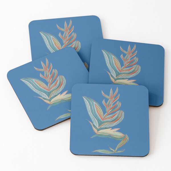 Item preview,  Strelitzia in Rhythm - Azure Lagoon  designed and sold by energyoflove333.