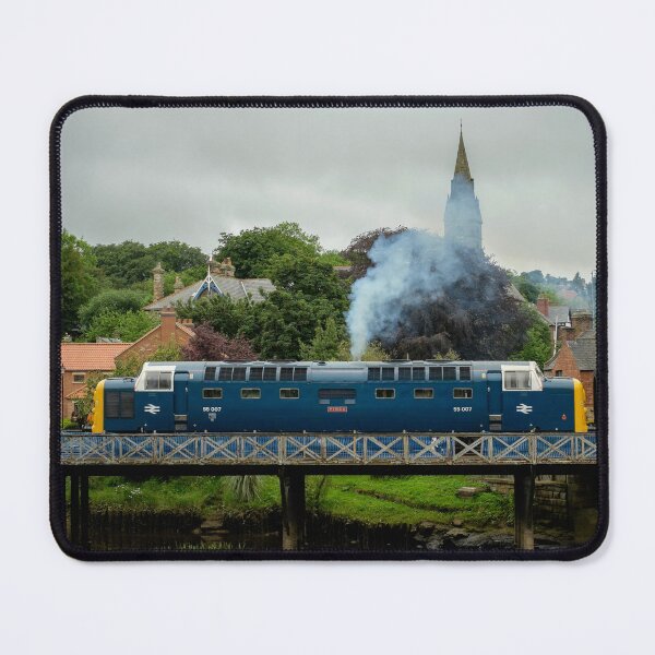 Item preview, Deltic 55007 - PINZA crosses the River Esk at Ruswarp designed and sold by Xshooter.