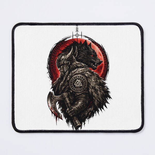 Item preview, Berserker Wolf Guardian of Valhalla designed and sold by CreativeMindsetLab.