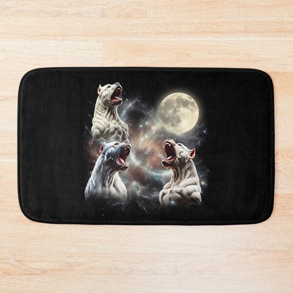 Item preview, Dogo Argentino Howling Moon Lover Dog designed and sold by MosaikkiArt.