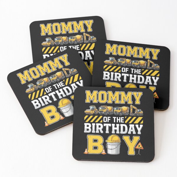 Item preview, Mommy of the Birthday Boy Construction Worker Birthday T-Shirt | Cute Construction Party Graphic Gift designed and sold by Trendably.