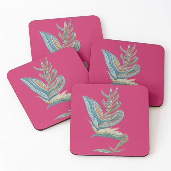 Item preview, Strelitzia in Rhythm - Crimson Tropics   designed and sold by energyoflove333.