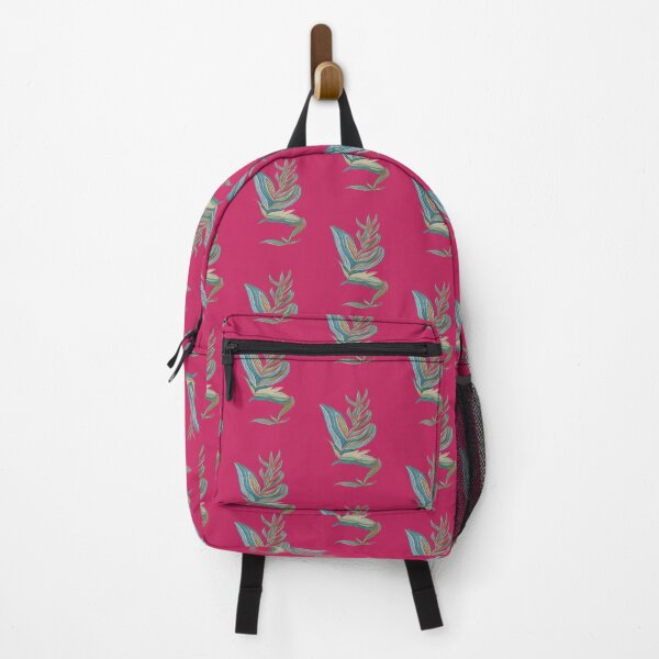 Item preview, Strelitzia in Rhythm - Crimson Tropics designed and sold by energyoflove333.