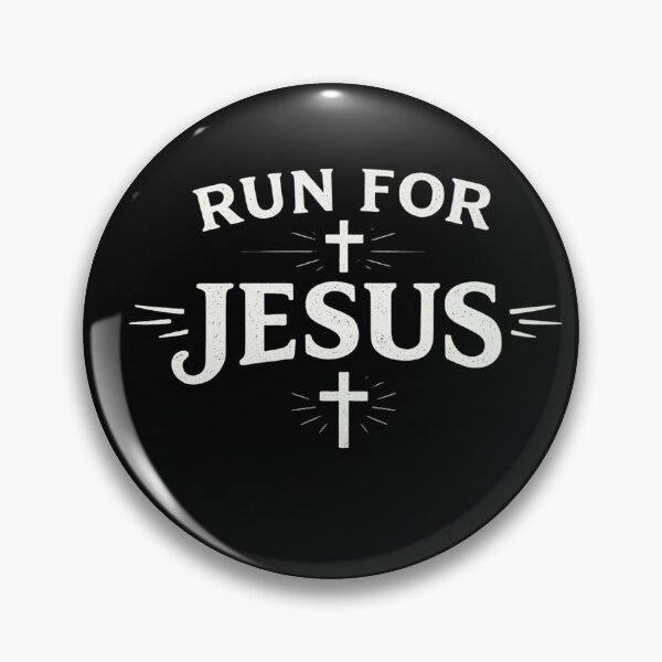 Item preview, Run for Jesus | Christian Running T-Shirt | Minimal Cross Typography | Faith Fitness Apparel | Christian Gift designed and sold by ruthstudio.
