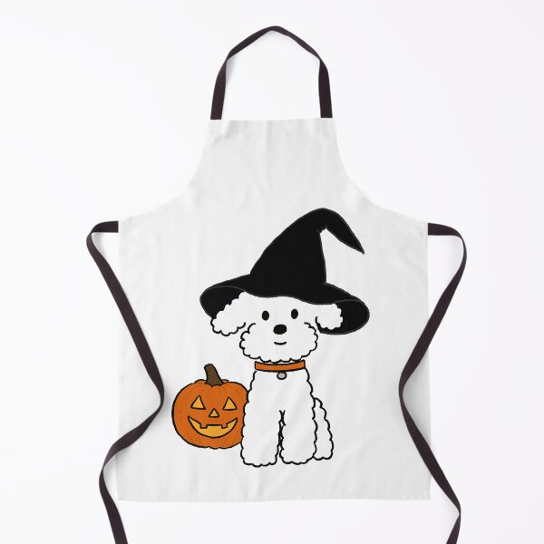 Item preview, Halloween Poodle Witch with Jack-O’-Lantern designed and sold by pinkystickstore.
