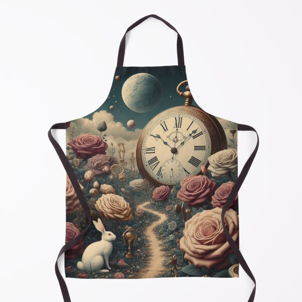 Item preview, Surreal Wonderland Rabbit – Cosmic Time Fantasy Art designed and sold by Dogandesighn.