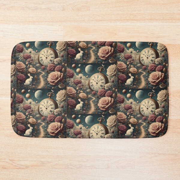 Item preview, Surreal Wonderland Rabbit – Cosmic Time Fantasy Art designed and sold by Dogandesighn.