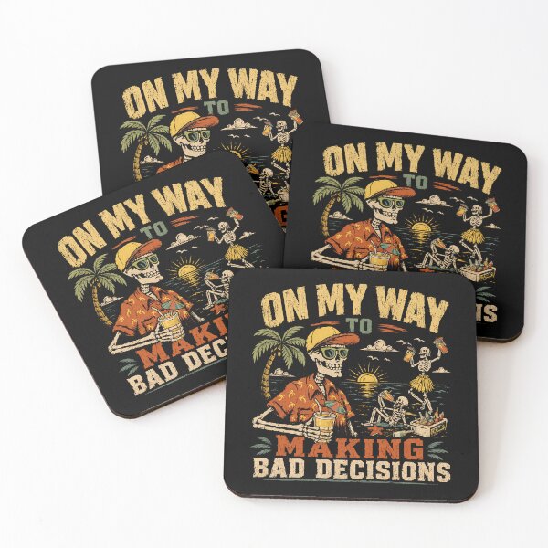 Item preview, On My Way To Making Bad Decisions Vacation Beach Party Humor designed and sold by HumansStuck12.