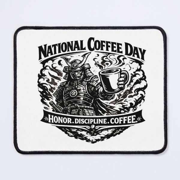 Item preview, Honor Discipline Coffee National Coffee Day Samurai Warrior designed and sold by irfanshikh.