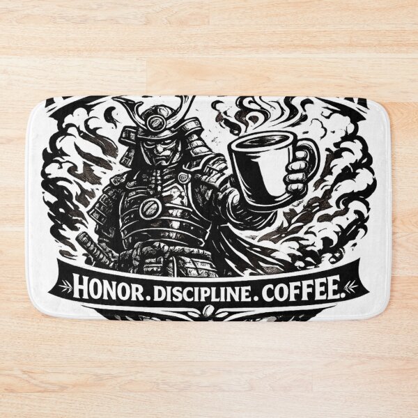 Item preview, Honor Discipline Coffee National Coffee Day Samurai Warrior designed and sold by irfanshikh.