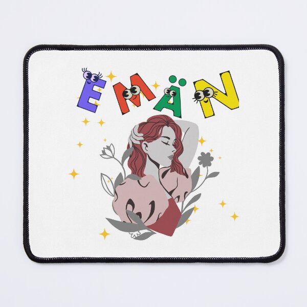 Item preview, EMAN Cute Name Design | Personalized Girl Name Aesthetic Sticker designed and sold by Emanartstudio14.