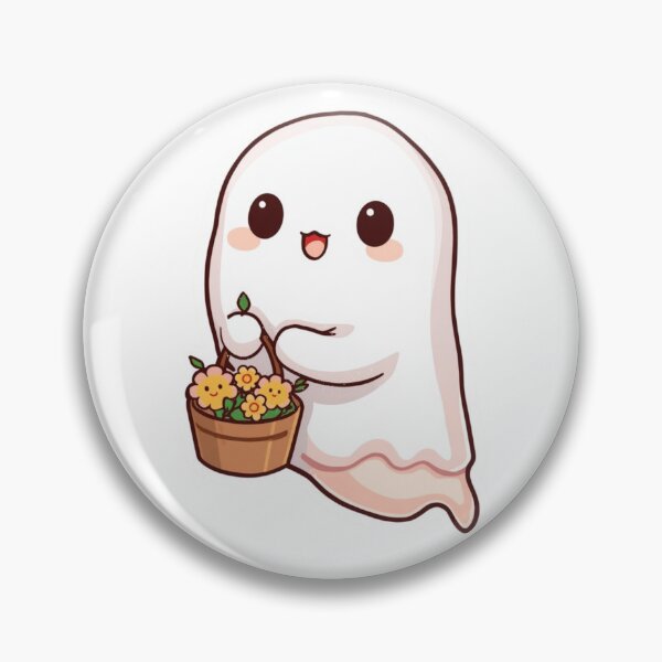 Item preview,  Flower Basket Ghost Sticker | Floral Vinyl Decal designed and sold by Pandey14.