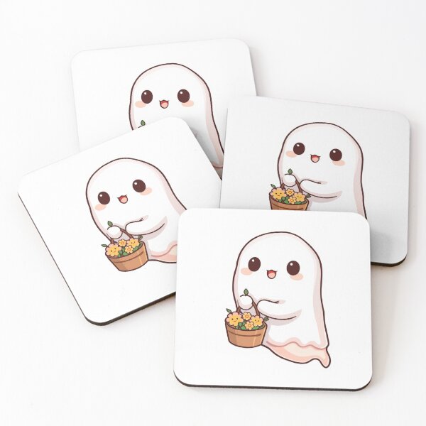 Item preview,  Flower Basket Ghost Sticker | Floral Vinyl Decal designed and sold by Pandey14.