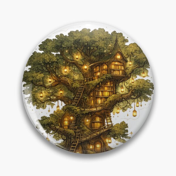 Item preview, Enchanted Treehouse Library designed and sold by InkPixell.