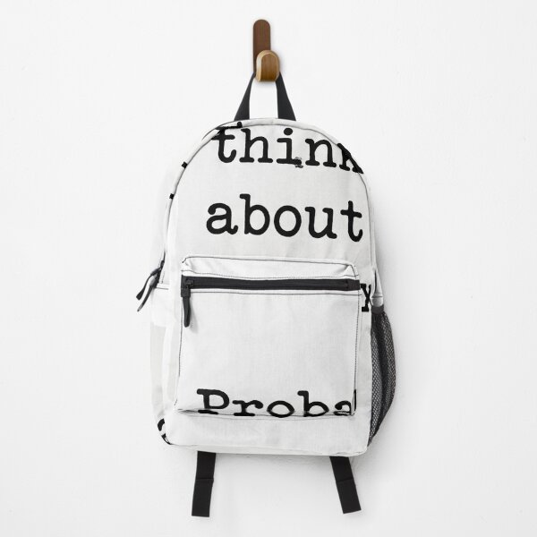 Item preview, Probably Thinking About My Next Idea Sticker - Entrepreneur Creator Quote designed and sold by venus-st.