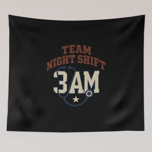 Item preview, Team Night Shift Shirt, Retro Sports Style Nurse T-Shirt, Funny 3AM Nurse Graphic Tee, Vintage Nurse Squad Gift Shirt designed and sold by TshirtsLabs.