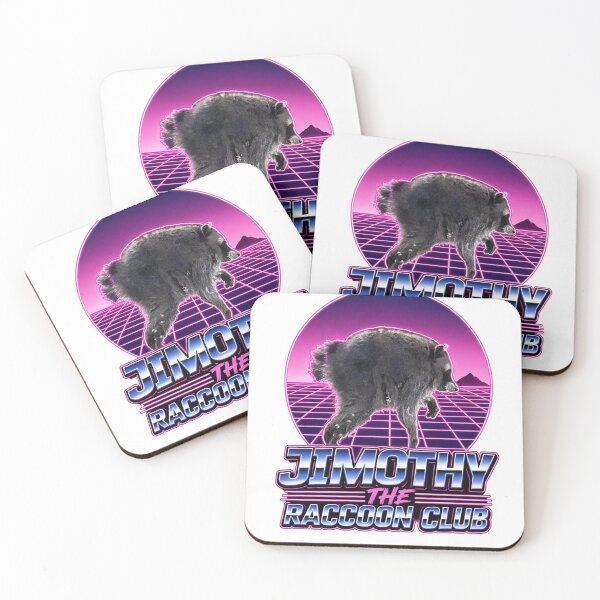 Item preview, Jimothy the Raccoon club designed and sold by Vintage Designs +.