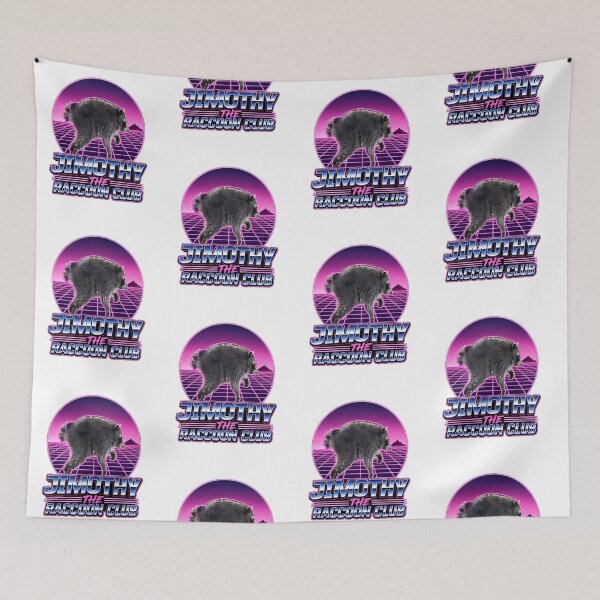 Item preview, Jimothy the Raccoon club designed and sold by Vintage Designs +.