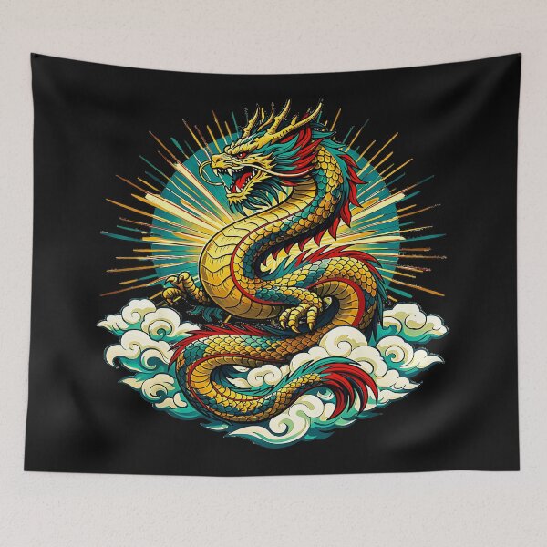 Item preview, Chinese Dragon Mythical Creature Asian Culture designed and sold by MOnnroyu.
