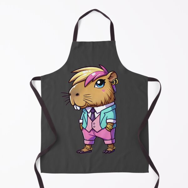 Item preview, Stylish Capybara in a Suit Fashion Illustration designed and sold by AniDragonfly.