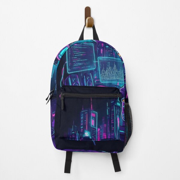 Artikelvorschau, Cyberpunk-Hacker-Katze, Neon-Gamer-Ästhetik-Grafik entworfen und verkauft von DesignEpic22.