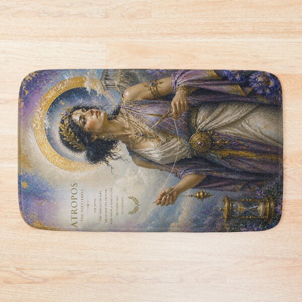 Item preview, Greek Goddess Atropos painting designed and sold by GalleryKauffeld.
