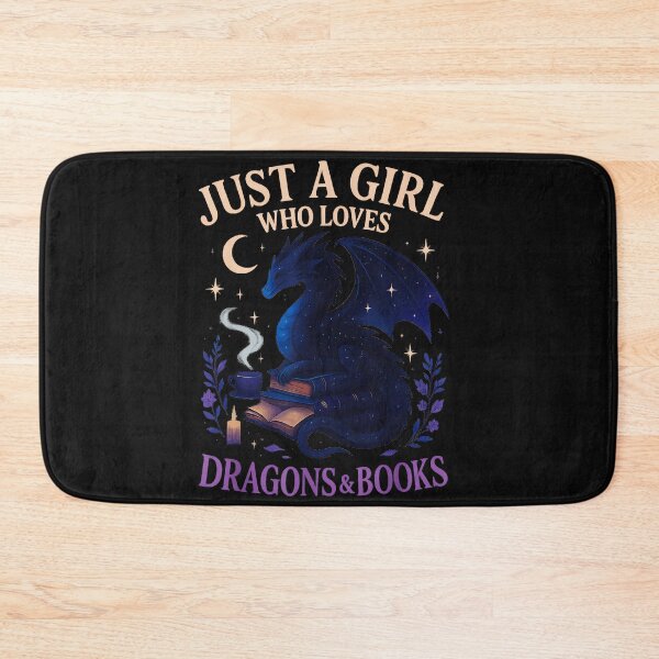 Item preview, Just A Girl Who Loves Dragons And Books Fantasy Reader Book Lover designed and sold by MOnnroyu.