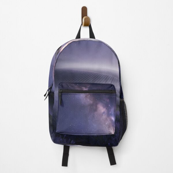 Item preview, Lavender Field Windmill Under Milky Way | Starry Night Landscape designed and sold by DreamyWallVibes.